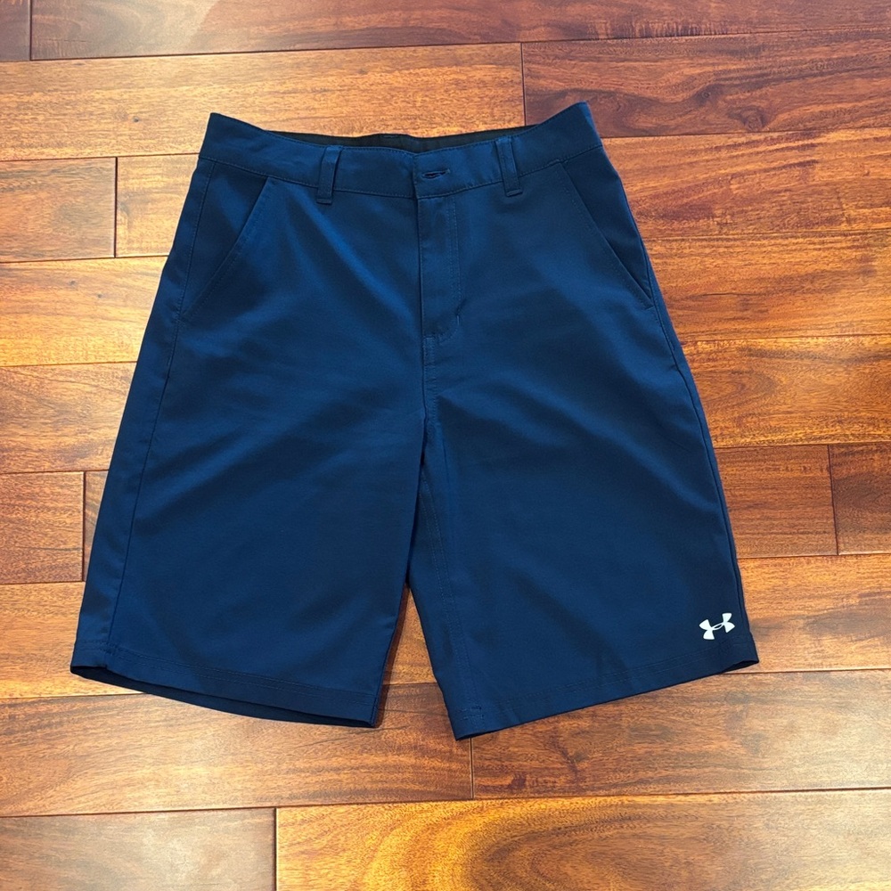 Under Armour Boys Navy Golf Shorts